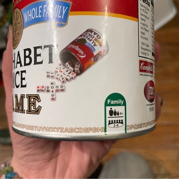 BMWT cambells soup alphabet game in a can - Picture 5 of 10